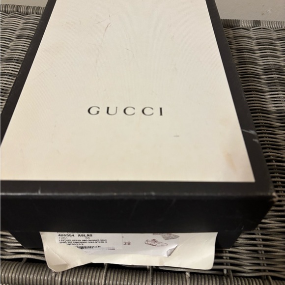 Gucci black Guccisimma leather sneakers preowned - Picture 10 of 10